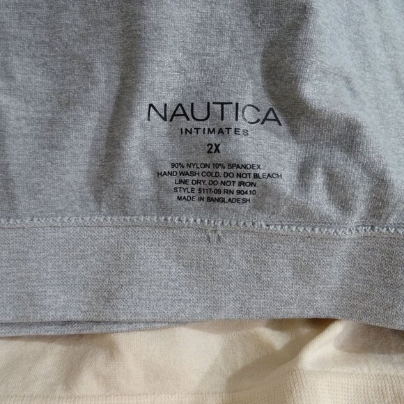 Nautica 3 Pack Seamless Padded Bra Bralette 2X 38DD 40C 40D Blue Tan Gray NEW - Picture 5 of 11